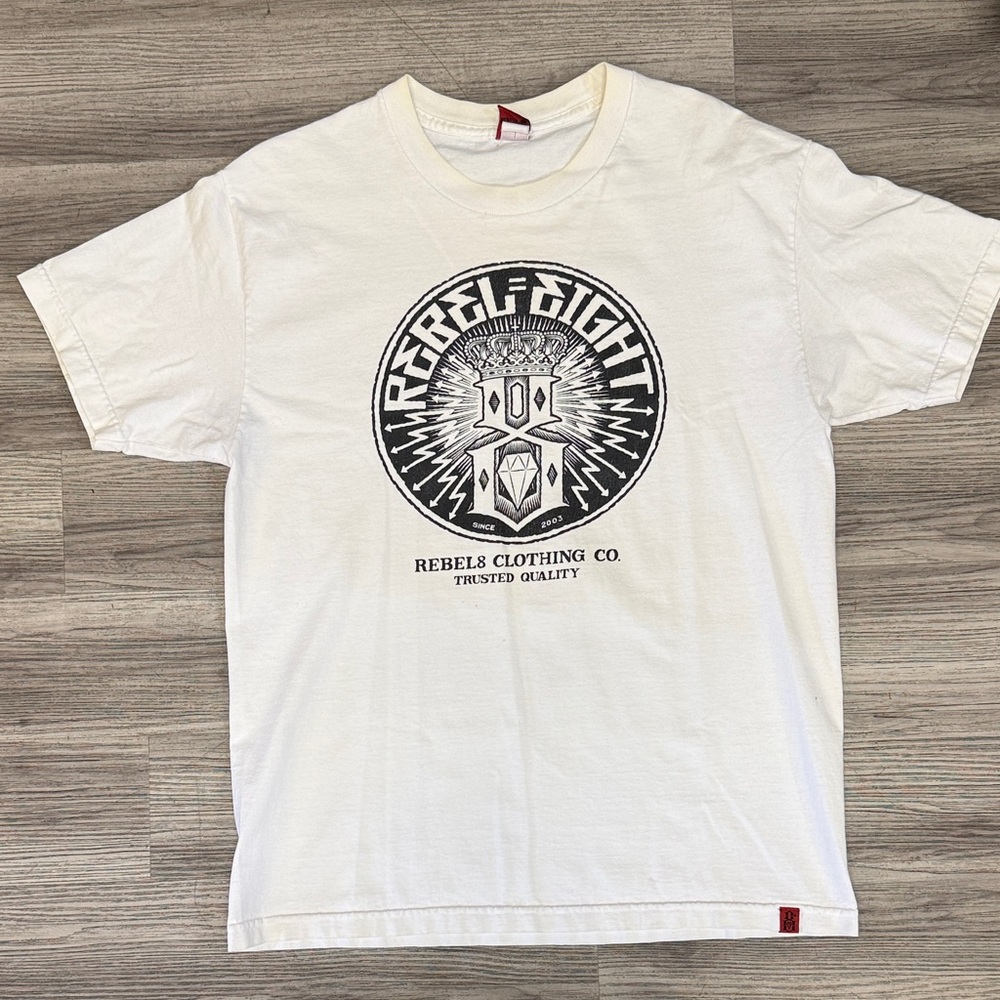 White Graphic Tee for Men